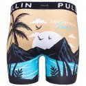 PULL IN Boxer Long Homme Microfibre FADAYINPARADISE Beige Bleu
