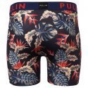 PULL IN Boxer Long Homme Microfibre FANIGHTJUNGLE Noir Rouge