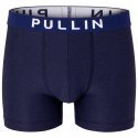 PULL IN Boxer Homme Coton Bio UNI BLUE21 Marine Blanc