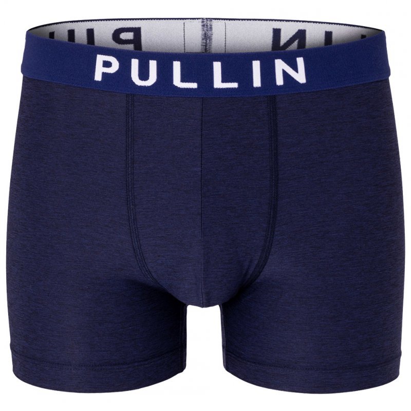 PULL IN Boxer Homme Coton Bio UNI BLUE21 Marine Blanc