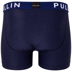 PULL IN Boxer Homme Coton Bio UNI BLUE21 Marine Blanc