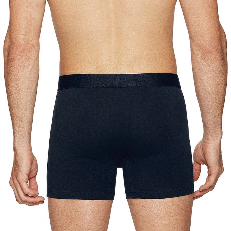 EDEN PARK Boxer Homme Coton Bio COLORBLOCK Rose Marine