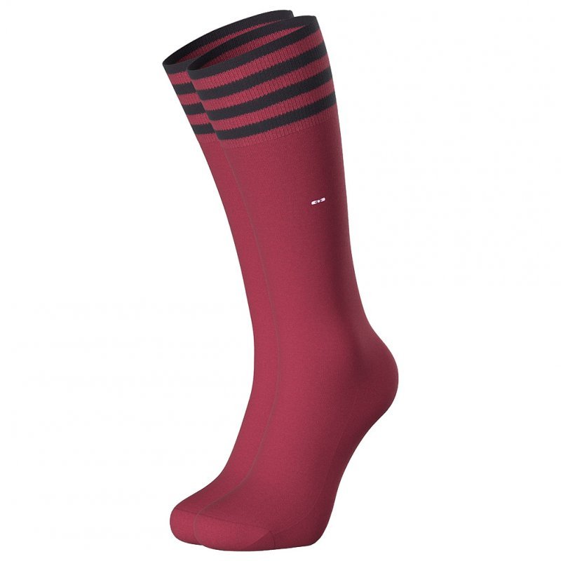 EDEN PARK Chaussettes Homme BANDES Beet Red