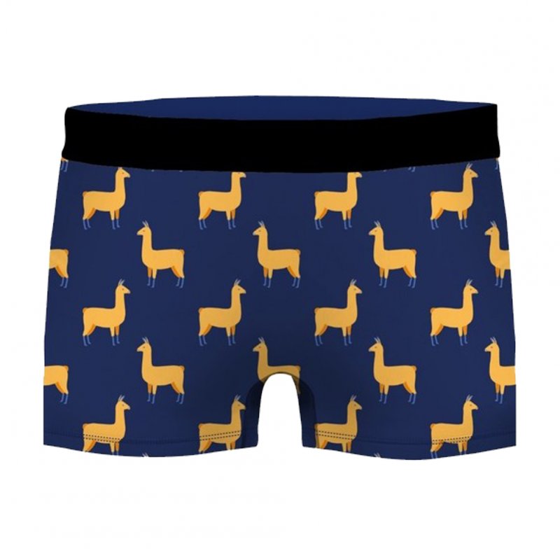 LOT DE 2 Boxer Sous-vêtements Homme ANIM Bleu et Noir