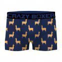LOT DE 2 Boxer Sous-vêtements Homme ANIM Bleu et Noir