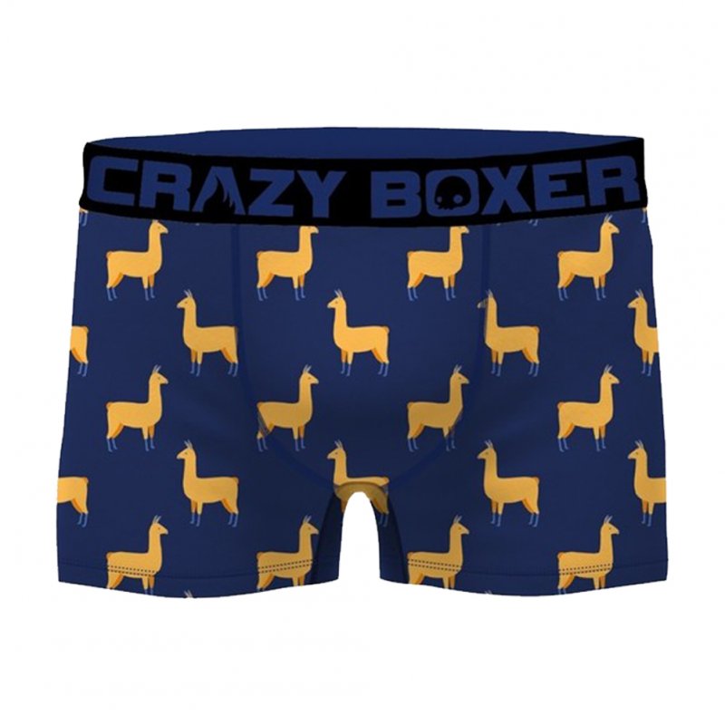 LOT DE 2 Boxer Sous-vêtements Homme ANIM Bleu et Noir