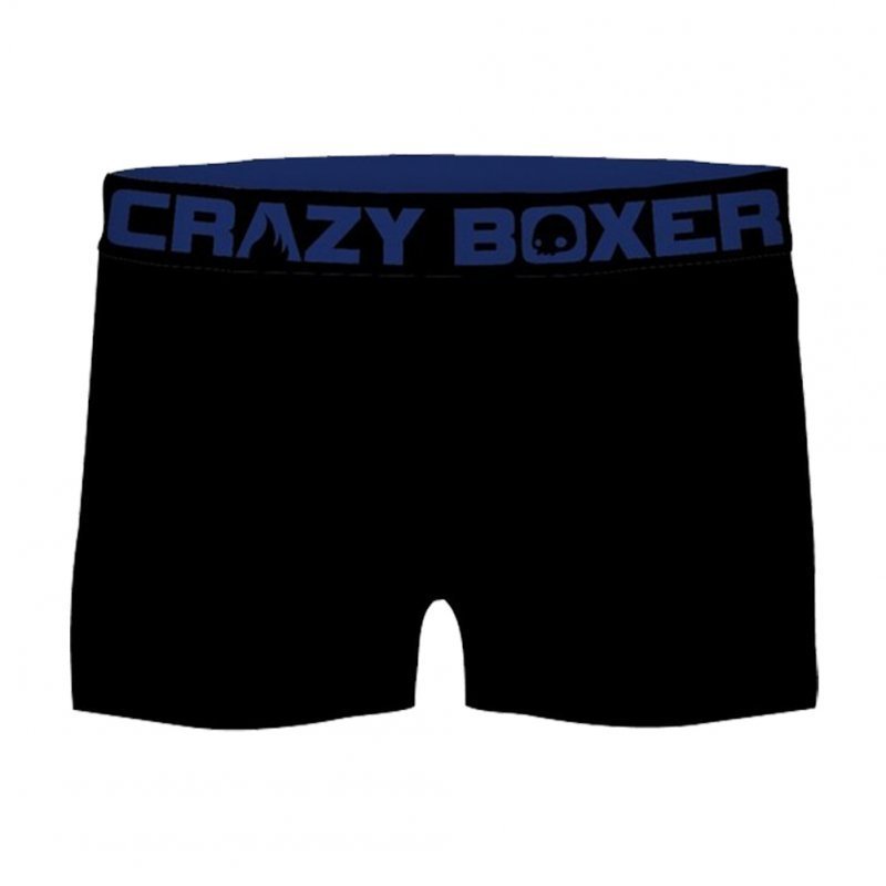 LOT DE 2 Boxer Sous-vêtements Homme ANIM Bleu et Noir