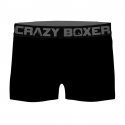CRAZYBOXER 2 Boxers Homme Coton Bio Toucan BCBX2 ANIM Gris Noir