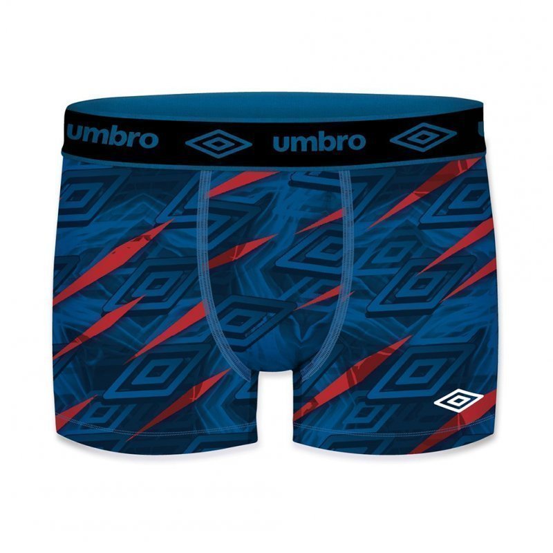 Boxer Homme SUBASS2 Bleu et Rouge