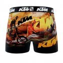 KTM Boxer Homme Microfibre CRO Noir Orange