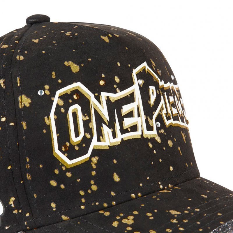 ONE PIECE Casquette Homme LOG 2 CAPSLAB Noir Or