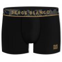 SERGE BLANCO Boxer Homme Coton CLAASS4 Noir Marine