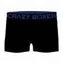 CRAZYBOXER Lot de 2 Boxers Homme Coton Bio BCBCX2 SUMM Bleu Noir GLACE