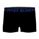 CRAZYBOXER 2 Boxers Homme Coton Bio BCBCX2 SUMM Bleu Noir GLACE