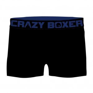 CRAZYBOXER 2 Boxers Homme Coton Bio BCBCX2 SUMM Bleu Noir GLACE