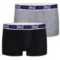 EVERLAST Lot de 2 Boxers Homme Coton AS1 Noir et gris