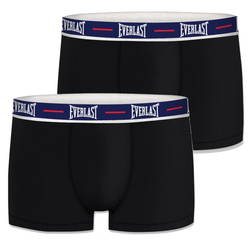 LOT DE 2 Boxer Sous-vêtements Homme AS1 Noir et Noir