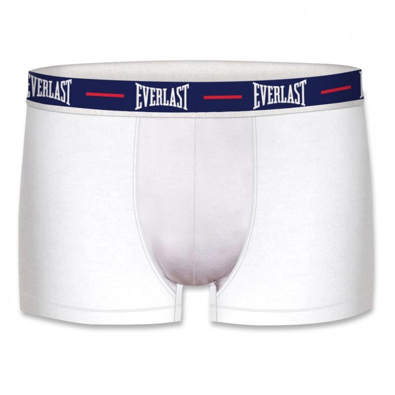 EVERLAST Lot de 2 Boxers Homme Coton AS1 Noir et blanc