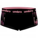 UMBRO Boxer Femme Microfibre ABS Noir Rose