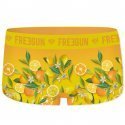 FREEGUN Boxer Femme Microfibre Citron CIT Jaune Orange