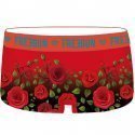 FREEGUN Boxer Femme Microfibre Rose ROS Rouge Noir