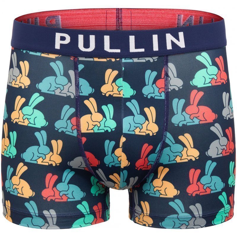 PULL IN Boxer Homme Microfibre LAPINLOVE Noir Multicolore