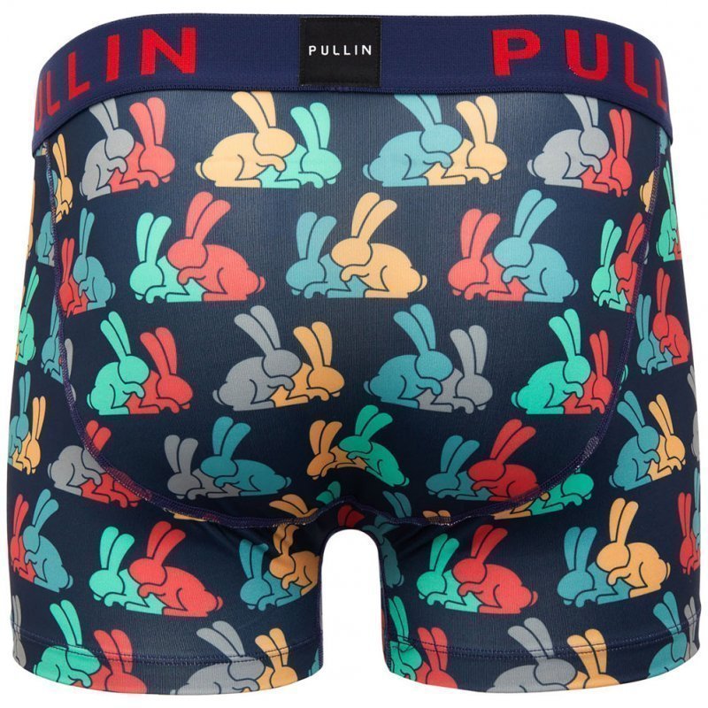 PULL IN Boxer Homme Microfibre LAPINLOVE Noir Multicolore