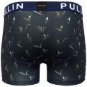 PULL IN Boxer Homme Microfibre SKI RUNDOWN Vert Marine