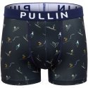 PULL IN Boxer Homme Microfibre SKI RUNDOWN Vert Marine