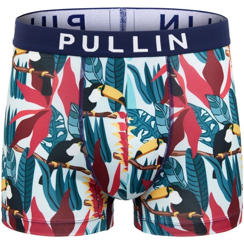 PULL IN Boxer Homme Microfibre Toucan TUCANA Bleu Vert