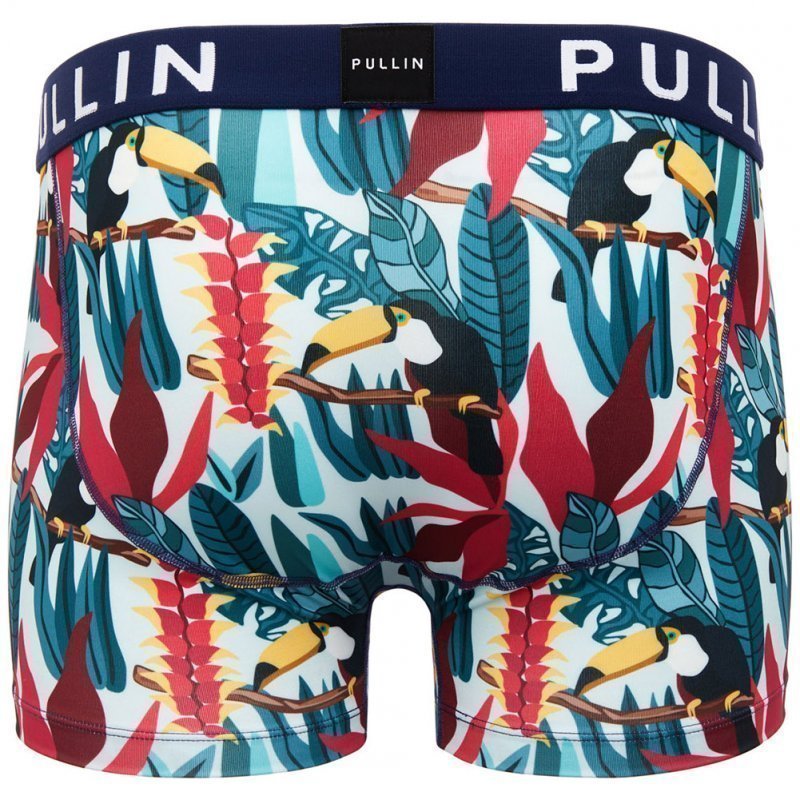 PULL IN Boxer Homme Microfibre Toucan TUCANA Bleu Vert