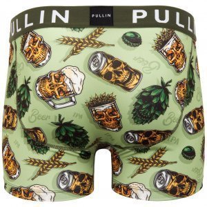 PULL IN Boxer  Homme Microfibre CRANE IPA Vert noir