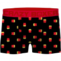 CRAZYBOXER Lot de 2 Boxers Homme Coton Bio BCBCX2 FRI Noir Rouge