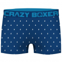 CRAZYBOXER Lot de 2 Boxers Homme Coton Bio BCBCX2 DOT Bleu Rouge