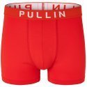 PULL IN Boxer Homme Coton Bio UNI RED21 Rouge Blanc