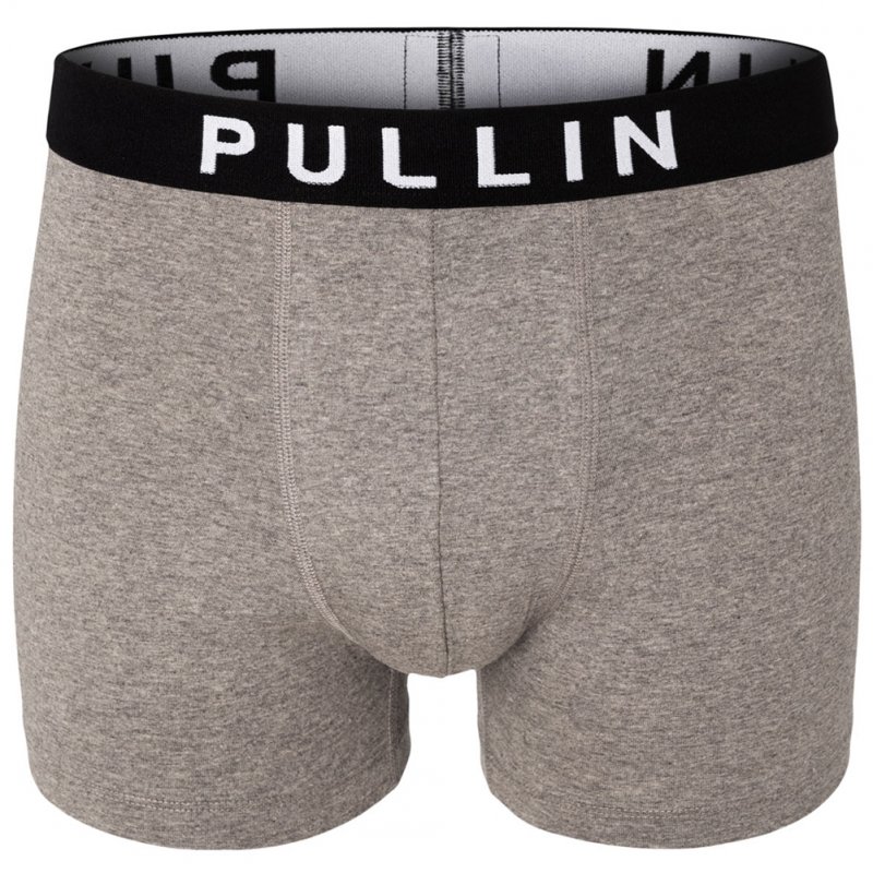 PULL IN Boxer Homme Coton Bio UNI GREY21 Souris Noir