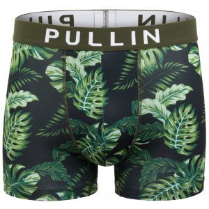 PULL IN Boxer Homme Microfibre VERDE Vert Noir