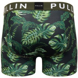 PULL IN Boxer Homme Microfibre VERDE Vert Noir