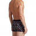 AUBADEMEN Lot de 2 Boxers Homme Coton Modal DUO HCNO Noir Rouge