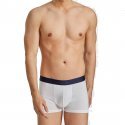 AUBADEMEN Lot de 2 Boxers Homme Coton Modal DUO ASTO Bleu Blanc