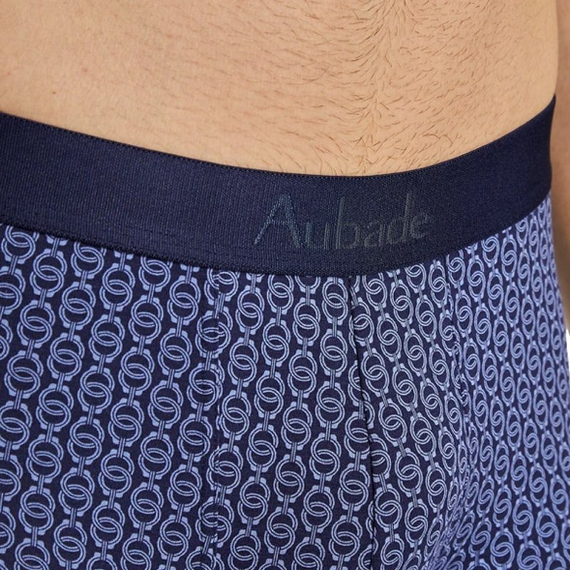 LOT DE 2 Boxer Sous-vêtements Homme DUO Bleu et Marine