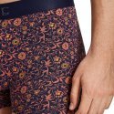 AUBADEMEN Boxer Homme Coton Modal BOTA Orange Noir