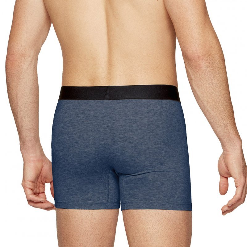EDEN PARK Lot de 2 Boxers Homme Coton DUOUNI Bleu Marine