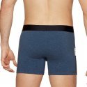 EDEN PARK Boxer Homme Coton LOGBAR Blue Chiné moyen