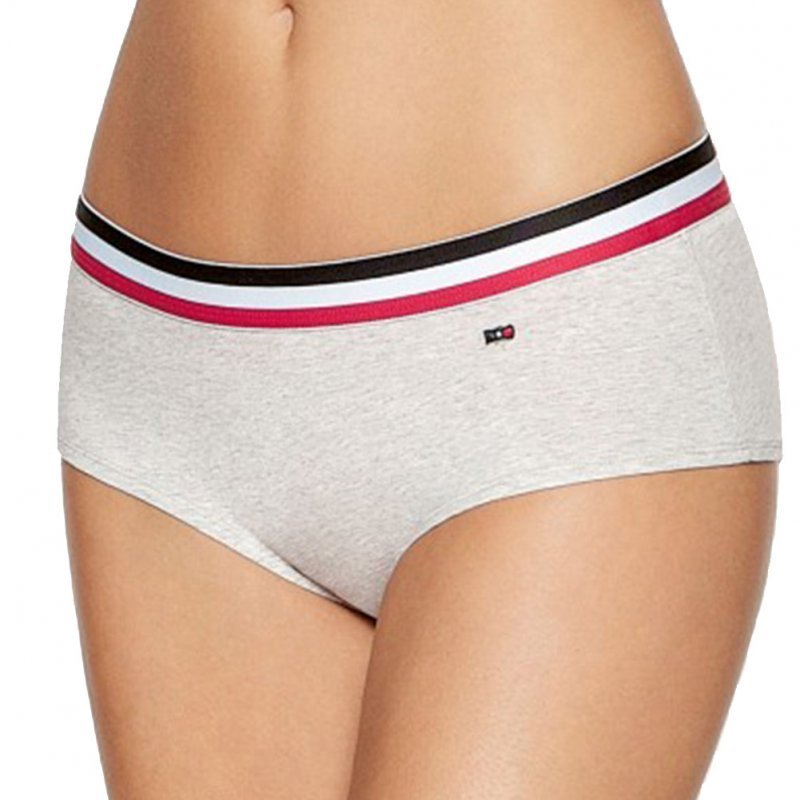 EDEN PARK Boxer Femme Coton TRICOLC  Gris Blanc