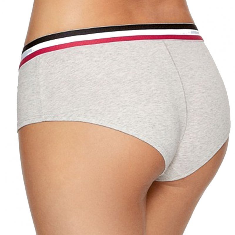 EDEN PARK Boxer Femme Coton TRICOLC  Gris Blanc