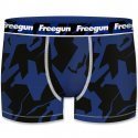 FREEGUN Boxer Homme Coton CAMOUFLAGE ASS1 Bleu Noir