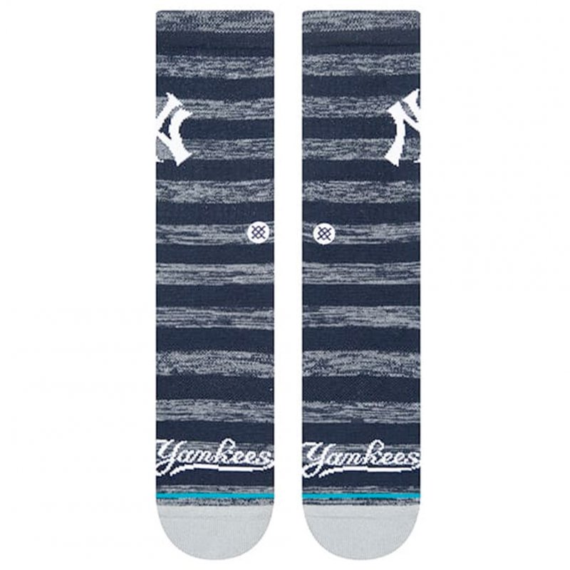 STANCE Chaussettes Homme Microcoton YANKEES TWIST Gris Marine MLB