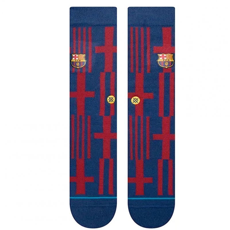 STANCE Chaussettes Homme Microcoton FCB BANNER Bleu Bordeaux FC BARCELONE