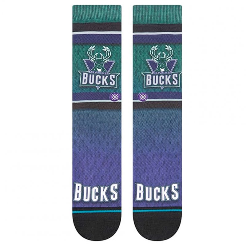 STANCE Chaussettes Homme Microfibre FADER MIL Violet Vert NBA